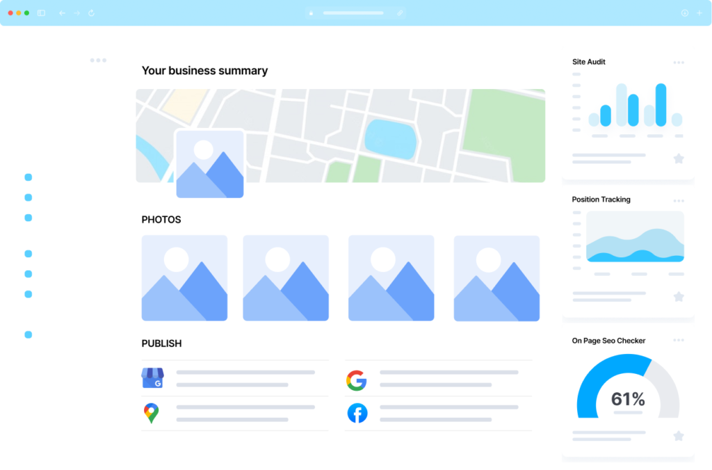 Top local business search results